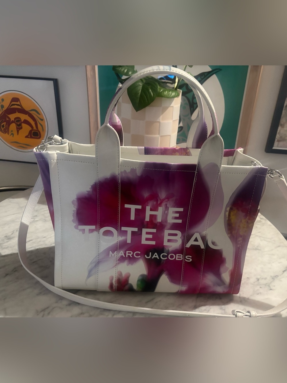 Marc Jacobs The Future Floral Leather Medium Tote bag